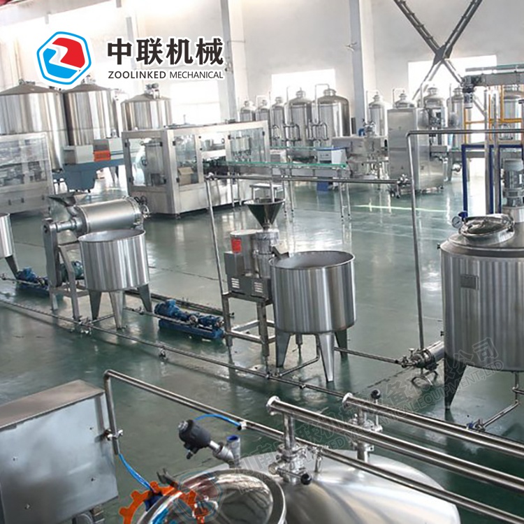 中聯定製整套粗（cū）糧飲料（liào）生產線 小型五穀雜糧飲料加工設備